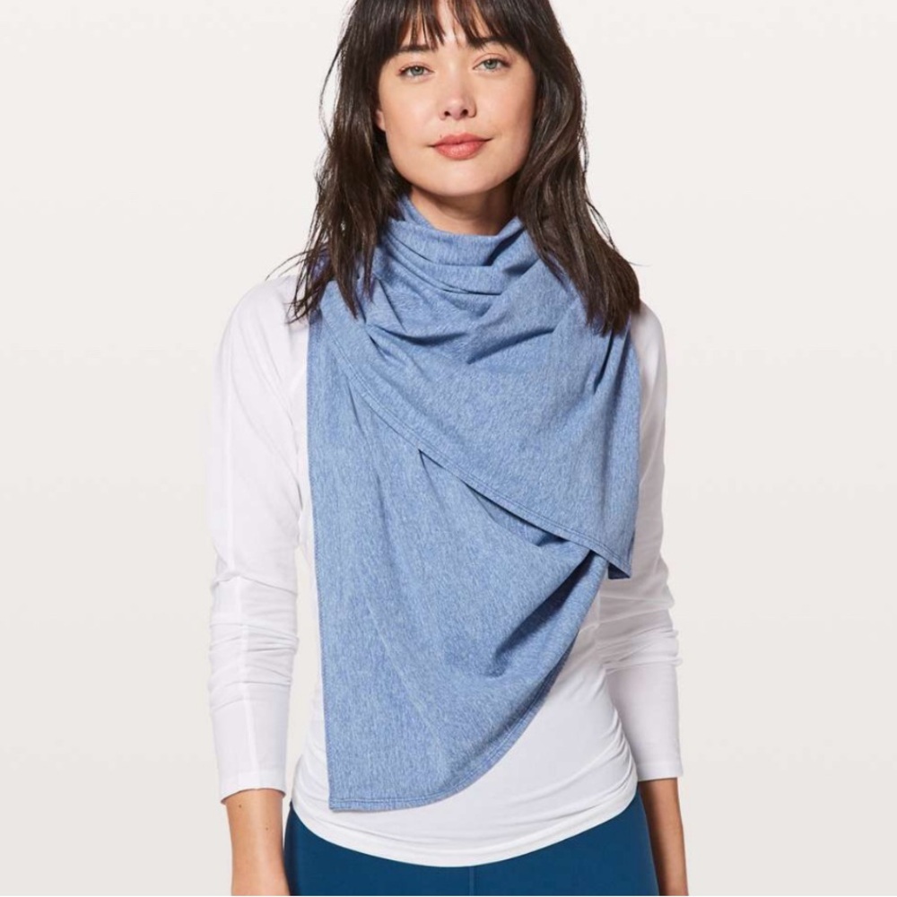 Lululemon Vinyasa Scarf *Rulu Heathered Brilliant Blue